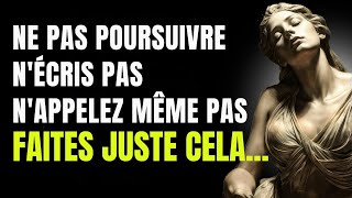 9 CHOSES quun homme NE DEVRAIT PAS FAIRE avec les FEMMES  stoïcisme [upl. by Alfonzo]