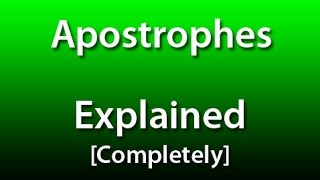 Grammar Check Apostrophes [upl. by Schweitzer]