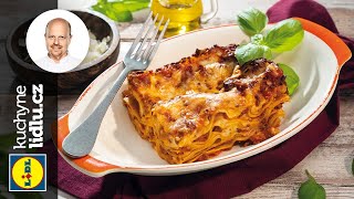 Tradiční boloňské lasagne  Roman Paulus  RECEPTY KUCHYNĚ LIDLU [upl. by Nedia]