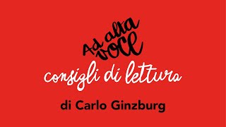 Carlo Ginzburg consigli di lettura  Pordenonelegge  Ad alta voce 2022 [upl. by Navac245]