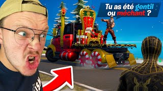 Je me FAIT PASSER pour le PÈRE NOËL sur Fortnite  Nouveau BOSS [upl. by Ahtekahs]