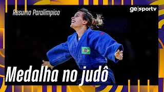 PRIMEIRA MEDALHA NO JUDÔ E CAROL SAMPAIO GANHA MAIS UMA  RESUMO PARALÍMPICO DIA 8  sportv [upl. by Janenna]