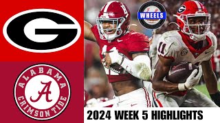 2 Georgia v 4 Alabama GAME OF THE YEAR  Full Game Highlights  2024 College Football Highlights [upl. by Westfahl]