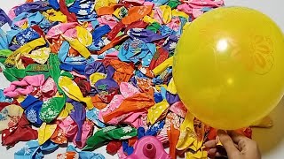 Unboxing Colorful Big Balloons  Popping with balloons💕 [upl. by Lou]