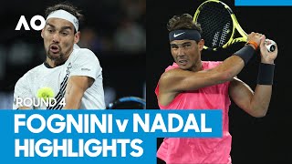 Fabio Fognini vs Rafael Nadal Match Highlights 4R  Australian Open 2021 [upl. by Anrehs]