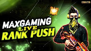 🎯 Road to Grandmaster Top  Free Fire Rank Push live With MaxGaming  freefire trending shortlive [upl. by Ylrevaw]