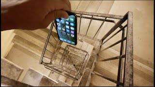 Dropping an iPhone XS Down Crazy Spiral Staircase 300 Feet  Will It Survive [upl. by Odanref]