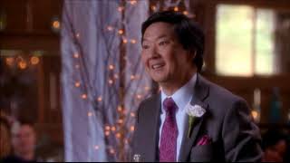 Glee  Brittanys Dad Gives A Wedding Speech 6x08 [upl. by Getter]