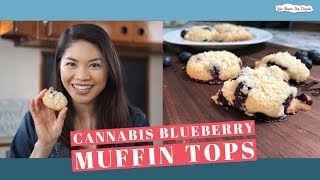 Cannabis Blueberry Muffin Top Cookies [upl. by Trygve416]