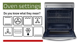 ❗ Oven settings explained  What do they mean [upl. by Sema]