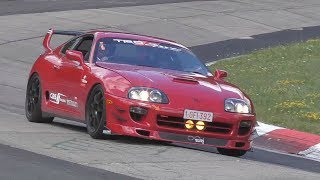 Toyota Supras at the Nürburgring 2017 Compilation [upl. by Annissa]