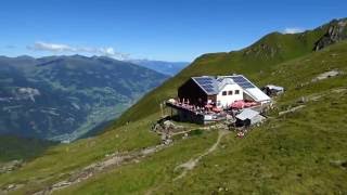 Österreich Bergwanderung auf der Ahornspitze zur Edelhuette Mayrhofen am Ahornberg [upl. by Ilarin]