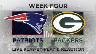 Patriots vs Packers Live Play by Play amp Reaction [upl. by Malloch616]