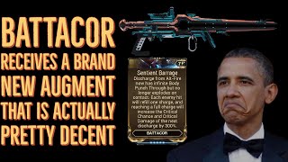 Battacor Build amp Review w Sentient Barrage Augment  Steel Path Gameplay  Warframe Duviri Paradox [upl. by Ziagos]