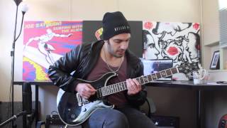 How to play ‘Heartwork’ by Carcass Guitar Solo Lesson wtabs [upl. by Aleece]