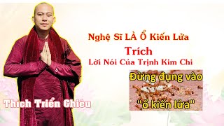 🟡 🟡Nghệ Sĩ Là Ổ Kiến Lửa  Trích Lời Nói Của Trịnh kim chiThích Triển Chiêu [upl. by Drice]