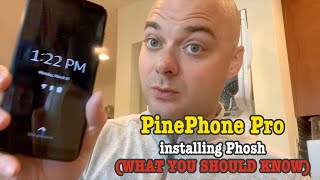 Installing Phosh on the PinePhone Pro WHAT YOU SHOULD KNOW [upl. by Zenobia]