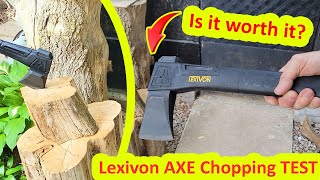 Best Splitting Axe For The Money  Chop Test With LEXIVON V28 Chopping Axe [upl. by Oiled]