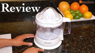 BLACKDECKER CJ625 30Watt 34Ounce Citrus Juicer Review [upl. by Aehta390]