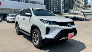 Fortuner Legender 2022 lướt 14000km cực đẹp  bảo hành chính hãng Toyota Tân Cảng [upl. by Nellad714]