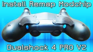 How to install Easy Remap modchip Dualshock 4 PRO V2  PS4 [upl. by Zailer245]