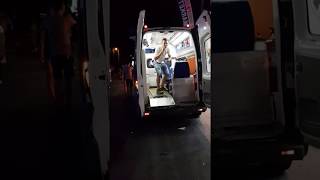 Kavos Ambulance Jumping Nightlife [upl. by Aligna]