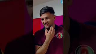 Fazalhaq Farooqi is speaking Farsi 😂❤after win vs sri 🙌 afghancricket worldcup2023 afgvssri [upl. by Chauncey]