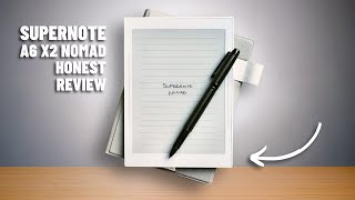 Best E note taking experience Supernote A6 X2 Nomad Review [upl. by Anelra]