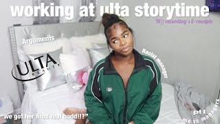 Working at ulta STORYTIME THEY HAD ME F’D UPRACIST MANAGERARGUMENTS WITH CUSTOMERSETCPTI [upl. by Curley]