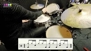 8 Syncopated Drum Grooves  Displaced Backbeats  Great Excercise to Improve Your Drumming [upl. by Avla]