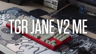 TGR Jane V2 ME Cherry Black Hyperglides Typing Test [upl. by Linskey]