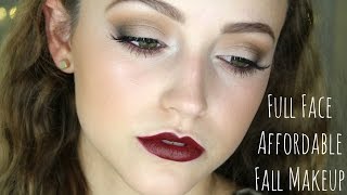 ALL Drugstore Fall Makeup Tutorial [upl. by Hickey140]