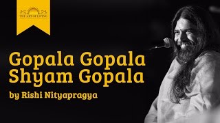 Gopala Gopala Shyam GopalaKrishna bhajan by Rishi Nitya Pragya [upl. by Oderfodog546]