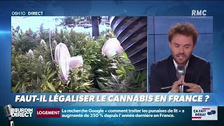 Fautil légaliser le cannabis en France Ça fait débat sur RMC [upl. by Welker]