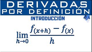 Derivadas usando la definición  Introducción [upl. by Chapa]