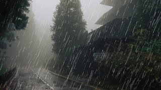 Rain Sounds For Sleeping  99 Instantly Fall Asleep With Rain And Thunder Sound At Night [upl. by Enimassej]