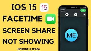 iOS 165 Facetime Screen Share Option Not Showing  Fixed [upl. by Hyacinth]