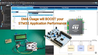 11 How to configure stm32 adc using DMA Conversion [upl. by Elleinaj]