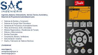 Operacion Basica Danfoss VLT [upl. by Nauqan]