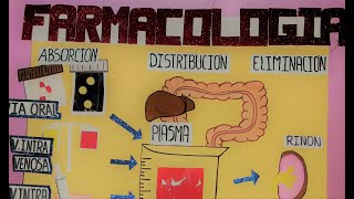 MAQUETA DE FARMACOLOGÍAFarmacocinética [upl. by Einial]