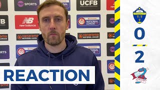 Warrington Town 02 Scunthorpe United Mark Beesley reaction [upl. by Uchida]