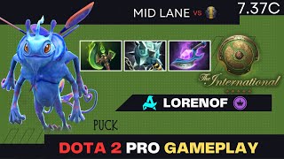 Lorenof  Puck mid vs Earth Spirit  The International 2024  Dota 2 Pro Gameplay Full Game 737c [upl. by Akiehsal]