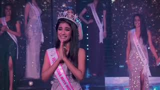 Manya Singh  VLCC Femina Miss India 2020  Runner Up Crowning Moment [upl. by Modeerf]