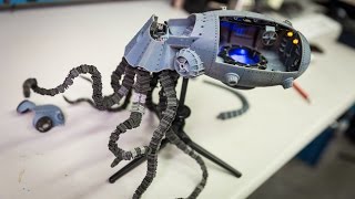 Show and Tell 3D Printed Steampunk Octopod [upl. by Merriam]