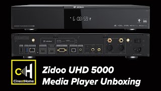 Unboxing Zidoo 5000 [upl. by Eyaj]