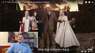 Reaction to J R R Tolkien vs George R R Martin Epic Rap Battles of History [upl. by Eitsirhc]