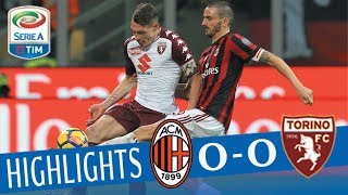 Milan  Torino 00  Highlights  Giornata 14  Serie A TIM 201718 [upl. by Dhu]