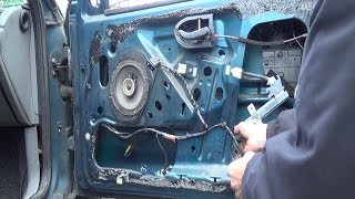 How to change an electricpower window regulator front door [upl. by Imogene]