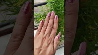 Metallic Nail polish Geishashiny pink nailcolor glitterpolish nails nailtrends glossynails [upl. by Marina]