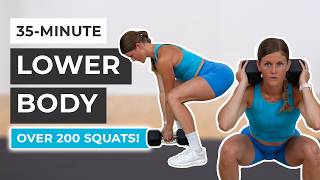 30Minute Leg Workout Over 200 Squats [upl. by Doyle255]